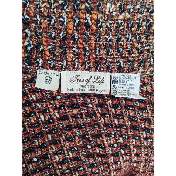 Tree of Life rayon poncho - Picture 4 of 6